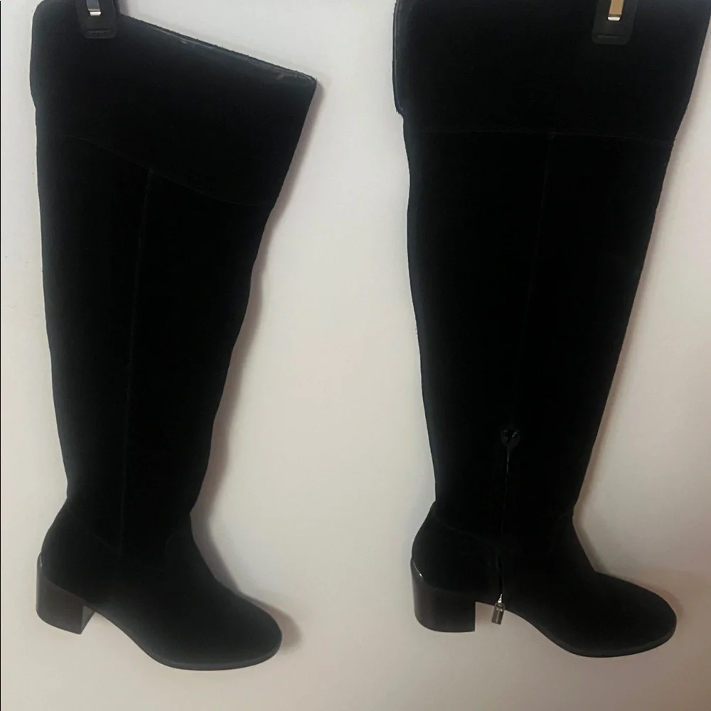 MICHAEL KORS SUEDE OVER THE‎ KNEE TALL BOOTS SIZE 6.5M